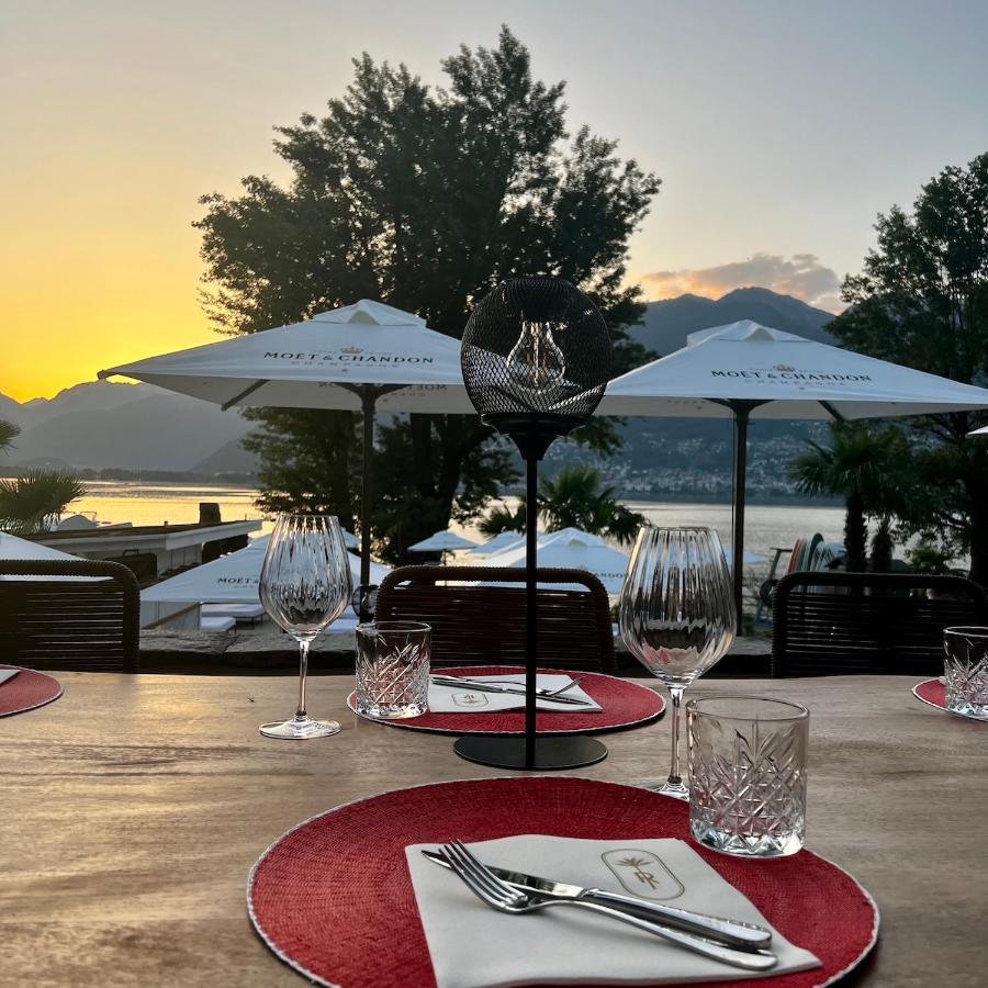 Riva Beach Club I Boutique Hotel I Restaurant Gambarogno Exterior photo