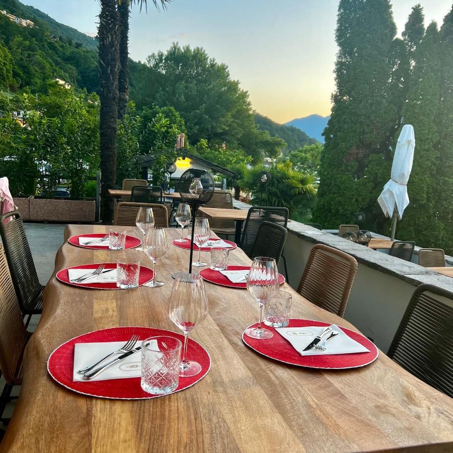 Riva Beach Club I Boutique Hotel I Restaurant Gambarogno Exterior photo