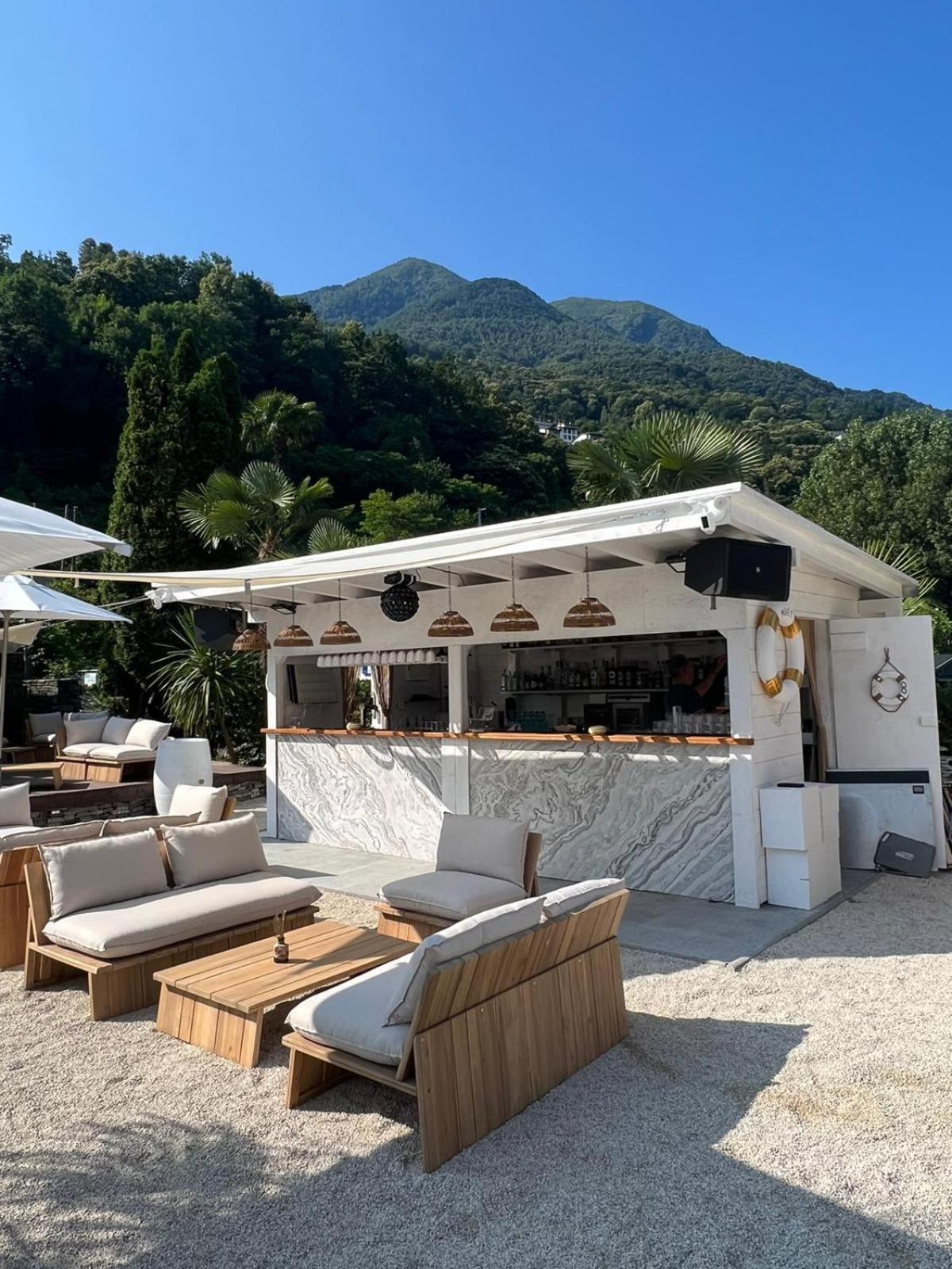 Riva Beach Club I Boutique Hotel I Restaurant Gambarogno Exterior photo