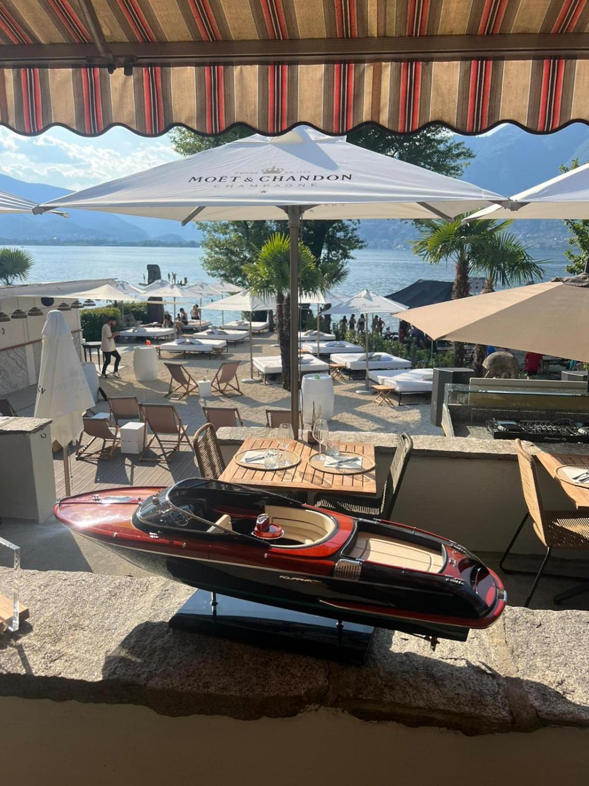 Riva Beach Club I Boutique Hotel I Restaurant Gambarogno Exterior photo