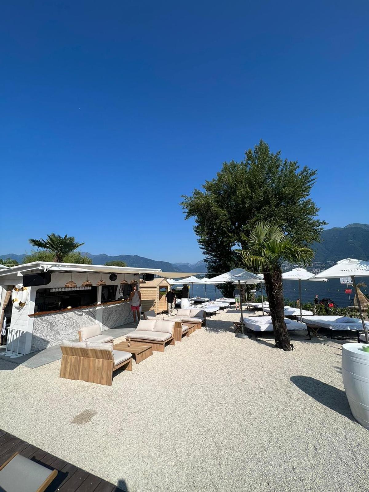Riva Beach Club I Boutique Hotel I Restaurant Gambarogno Exterior photo