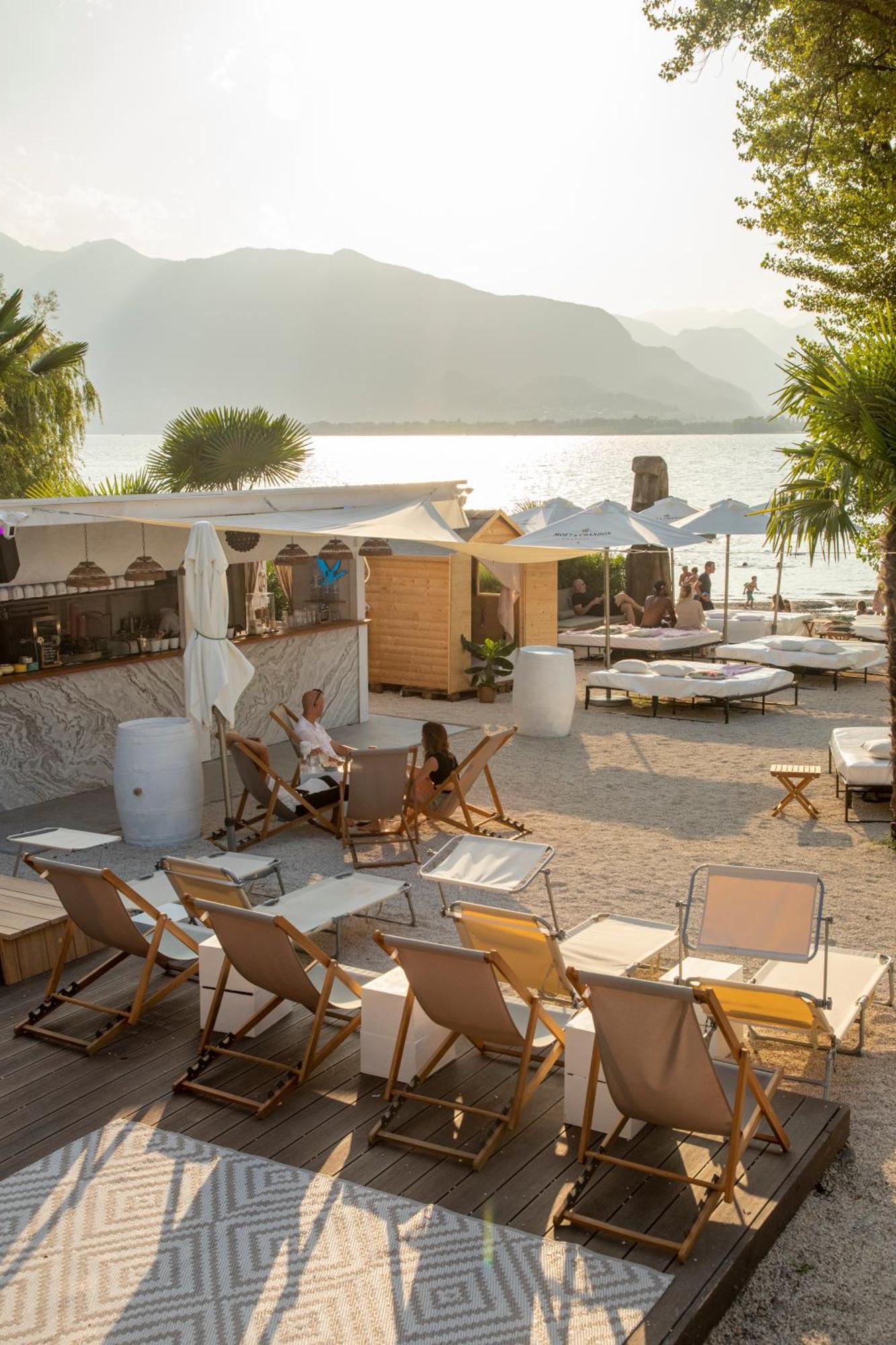 Riva Beach Club I Boutique Hotel I Restaurant Gambarogno Exterior photo