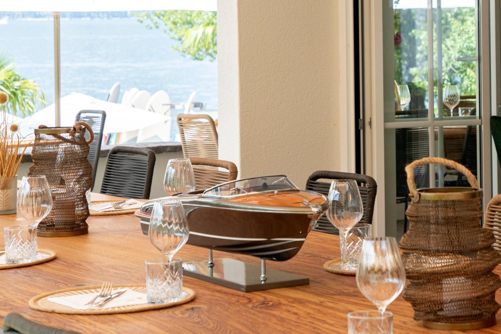 Riva Beach Club I Boutique Hotel I Restaurant Gambarogno Exterior photo