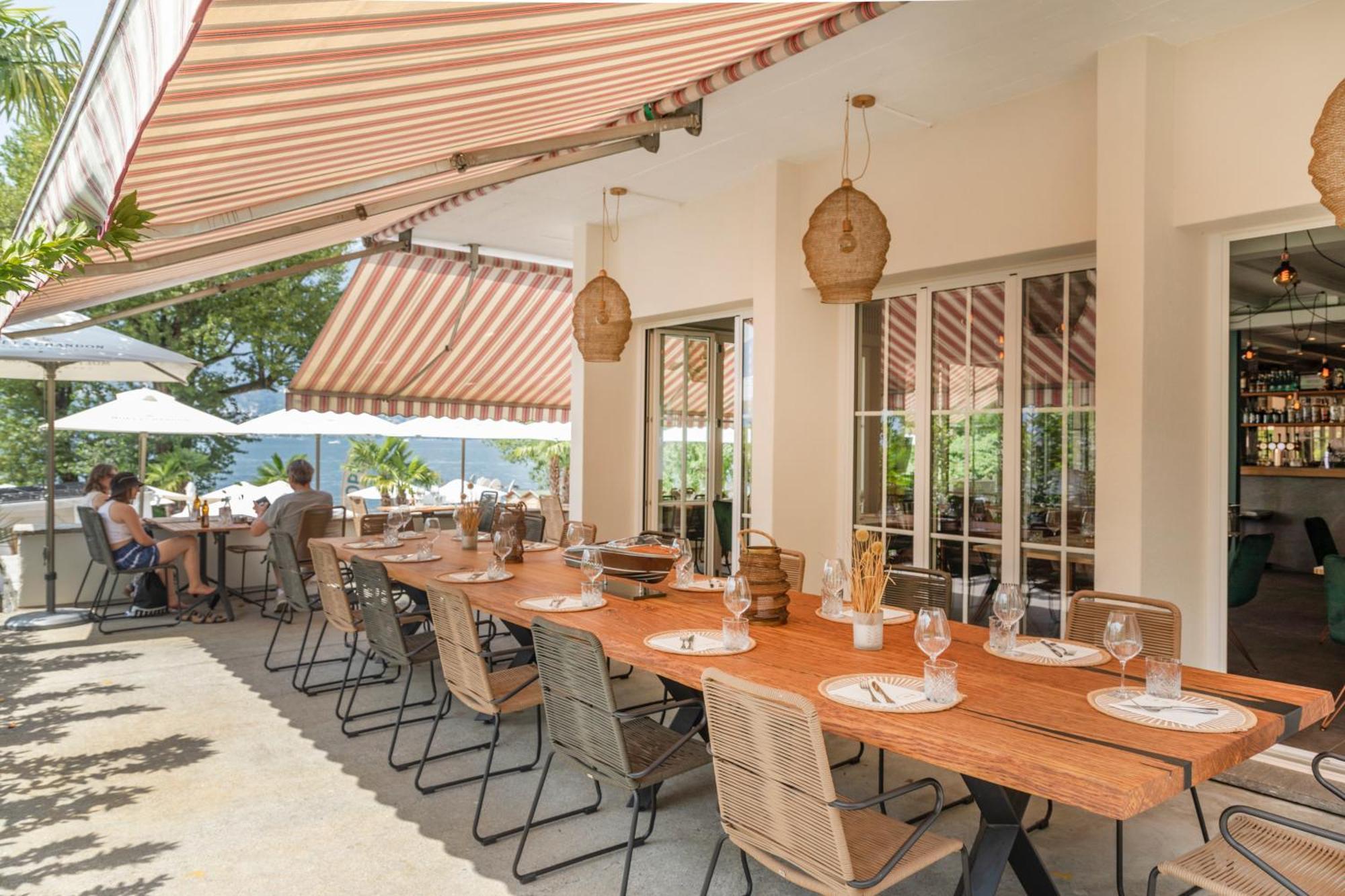 Riva Beach Club I Boutique Hotel I Restaurant Gambarogno Exterior photo