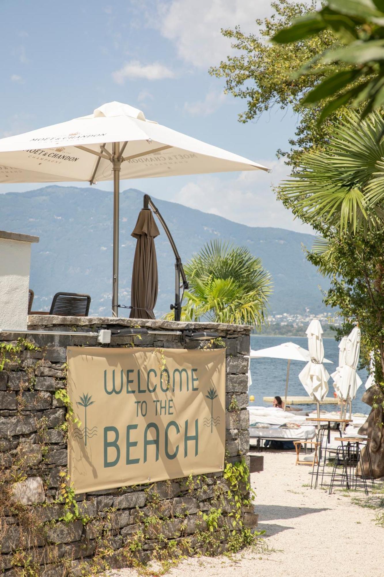 Riva Beach Club I Boutique Hotel I Restaurant Gambarogno Exterior photo