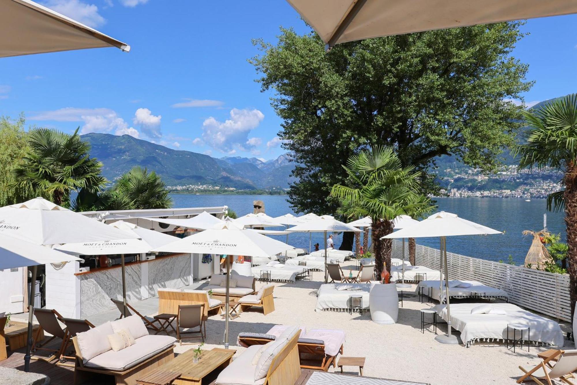 Riva Beach Club I Boutique Hotel I Restaurant Gambarogno Exterior photo